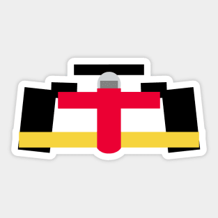 Formula racing driver - Germany Sticker